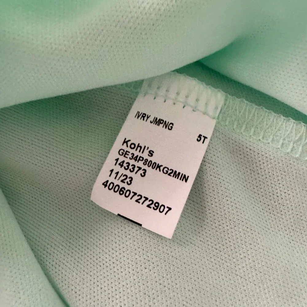Disney NWOT Princess Tutu Green Sheer Skirt Size 5T - Picture 4 of 5